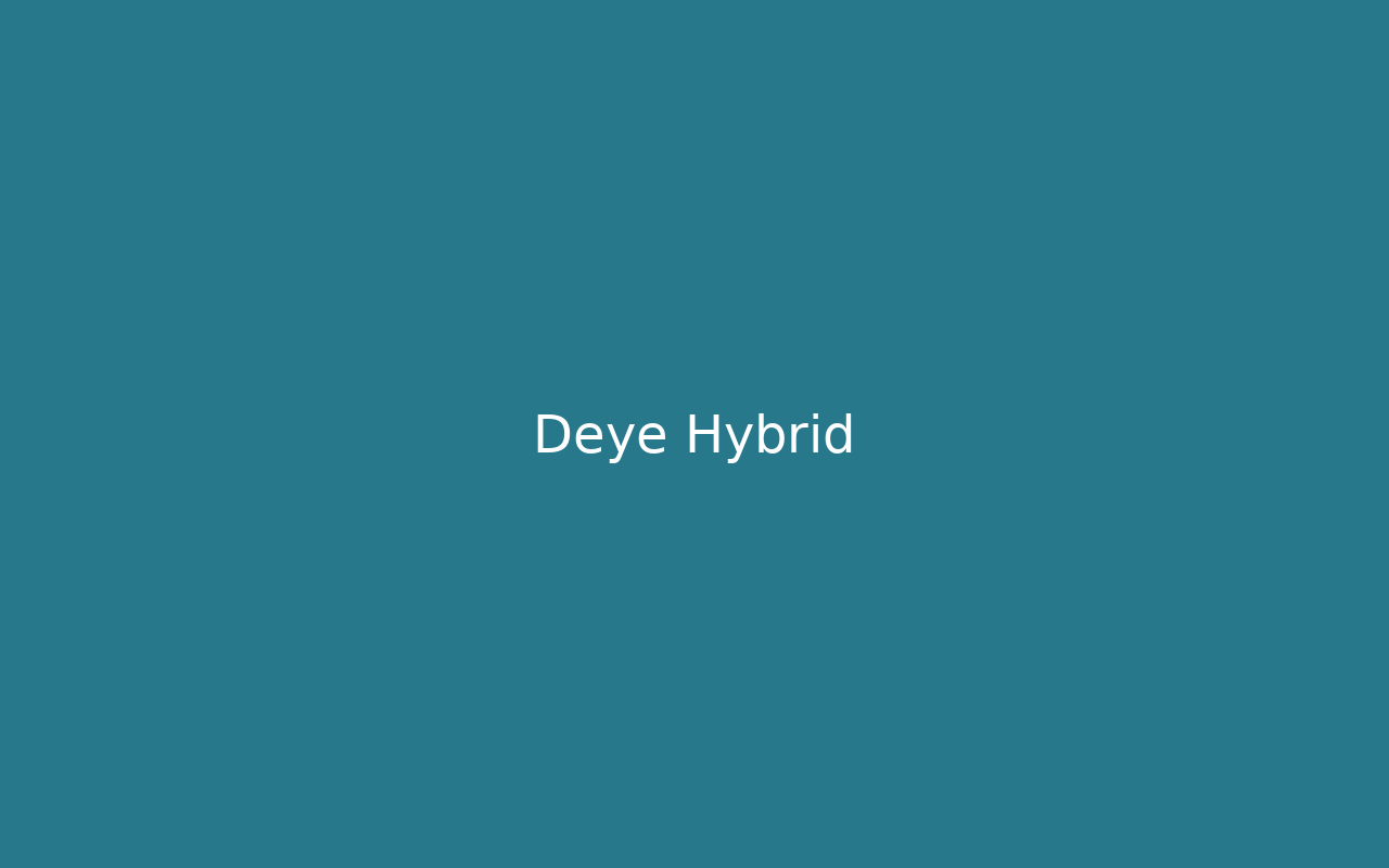 Deye Hybrid